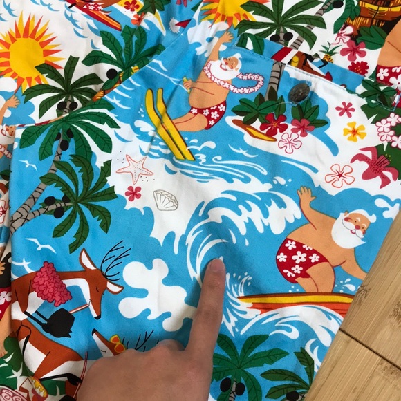 Loudmouth Golf Surfing Santa Golf Pants 26xUF - Picture 11 of 11